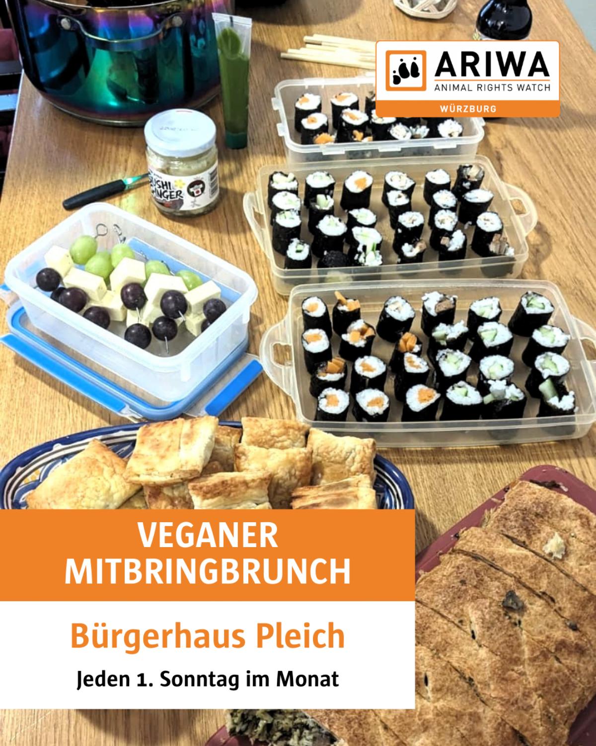 Veganer Mitbringbrunch und Planungstreffen