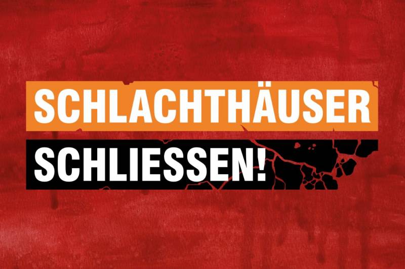 Schlachthäuser schließen!