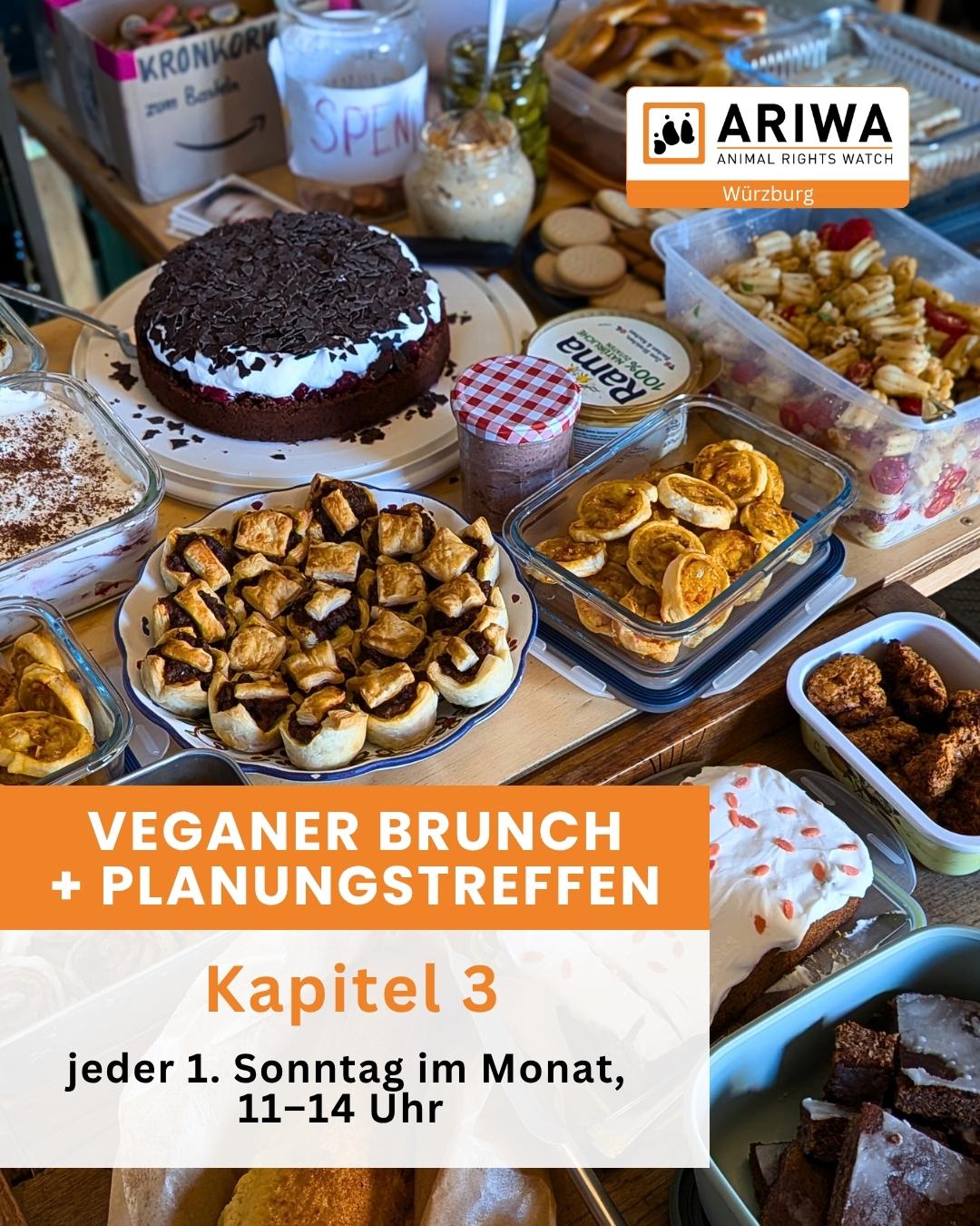 Veganer Mitbringbrunch und Planungstreffen
